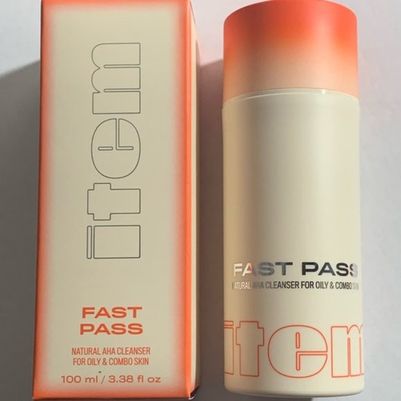 🔥3/$30 NIB ITEM BEAUTY Fast Pass AHA Gel Cleanser Full Size 100mL - Picture 3 of 5